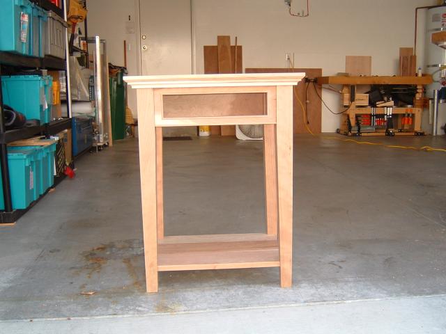 Cherry side table project